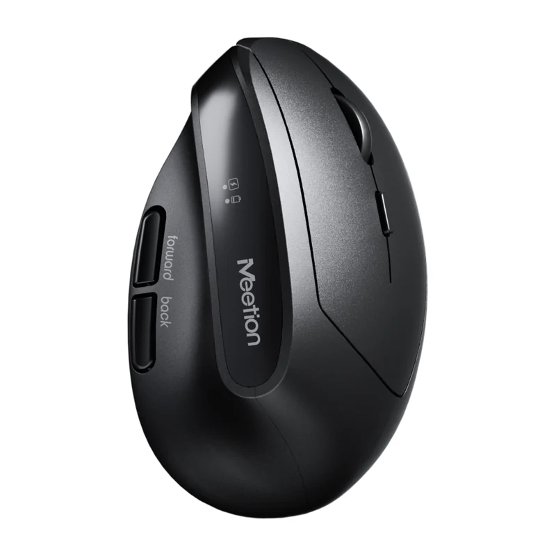 Meetion R390 2.4GHz Wireless Vertical Mouse - Black — view 1