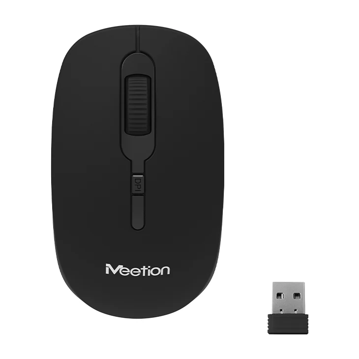 Meetion R547 2.4GHz Wireless Mouse - Black — view 1