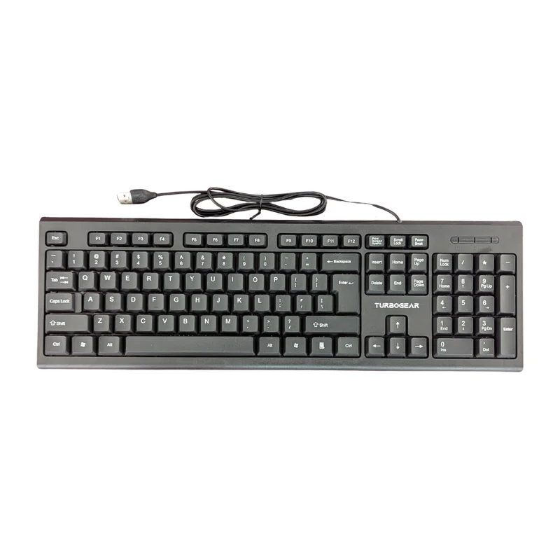 TURBOGEAR TK618 USB Wired Keyboard — view 1