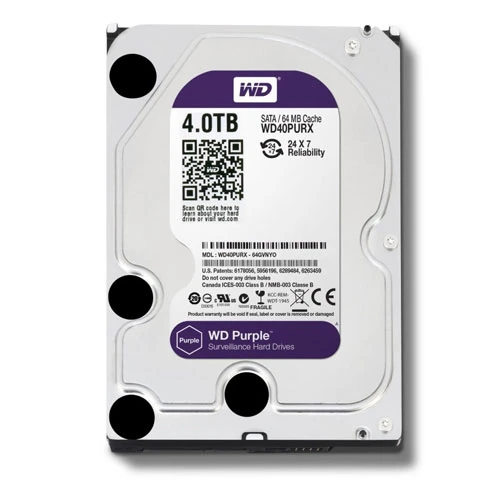 WD Purple 4TB Surveillance HDD — view 1