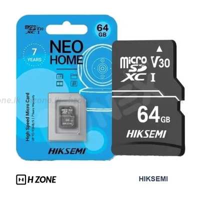 HS-TF-DE1 64GB HIK SEMI MEMORY CARD
