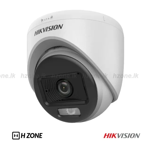 DS-2CE70DF0T-LPFS 2 MP Smart Hybrid Light with ColorVu Indoor Fixed Turret Camera — view 1