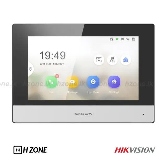 DS-KH6320-WTE1 KH6 Series IP-Based Indoor Station — view 1