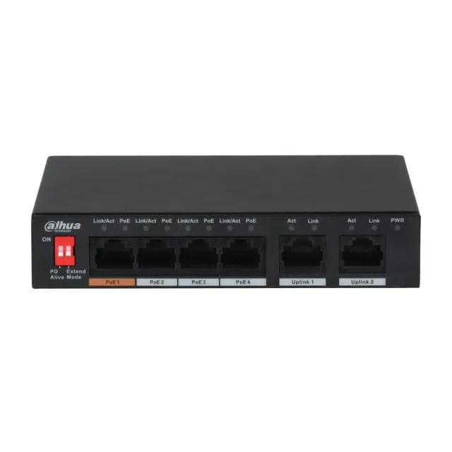 Dahua DH-PFS3006-4ET-60 4-Port Fast Ethernet PoE Switch — view 1