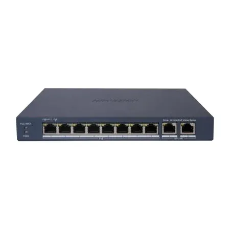 Hikvision DS-3E1310P-EI/M 8-Port Fast Ethernet Smart PoE Switch — view 1
