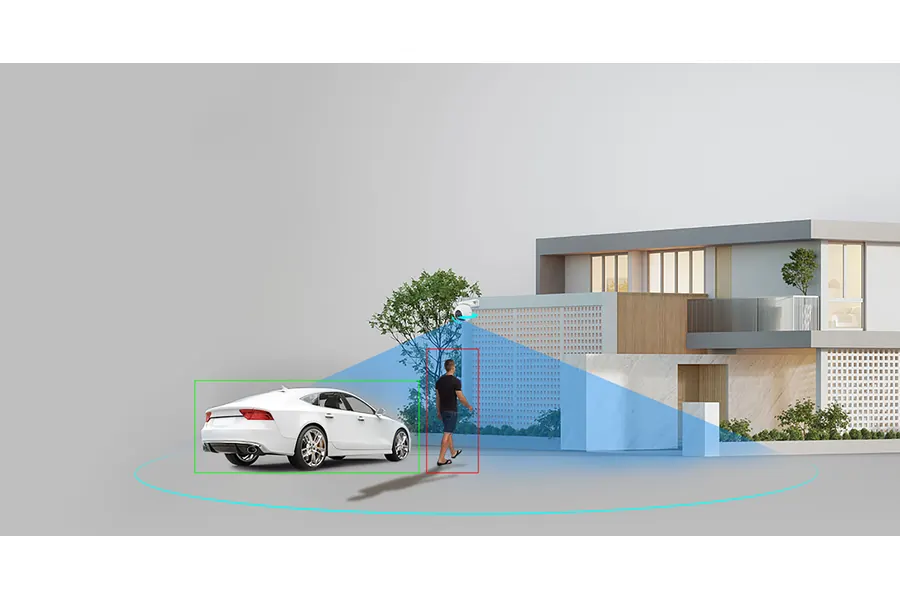 AI human and vehicle detection