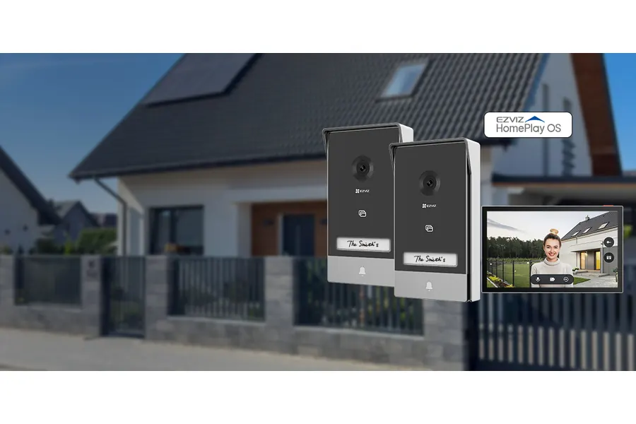 Two outdoor 2K doorphone panels included